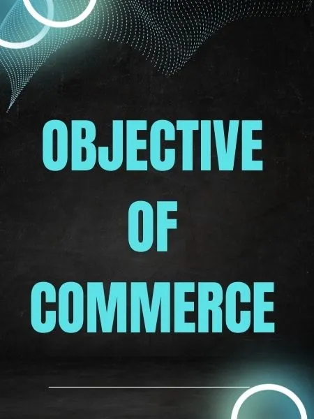 objective of commerce 1