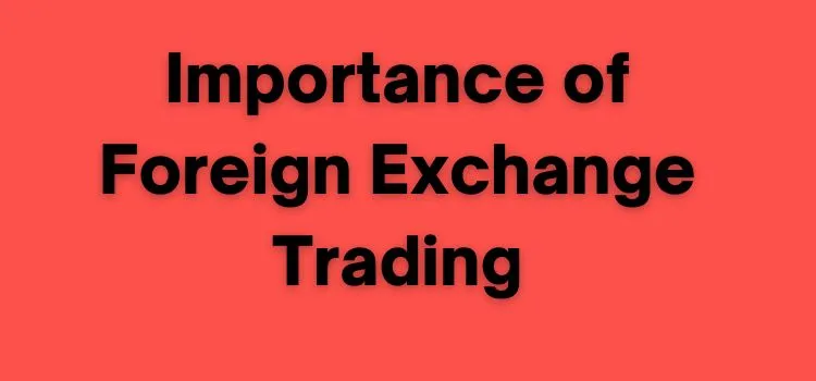 Importance of Foreign Exchange Trading