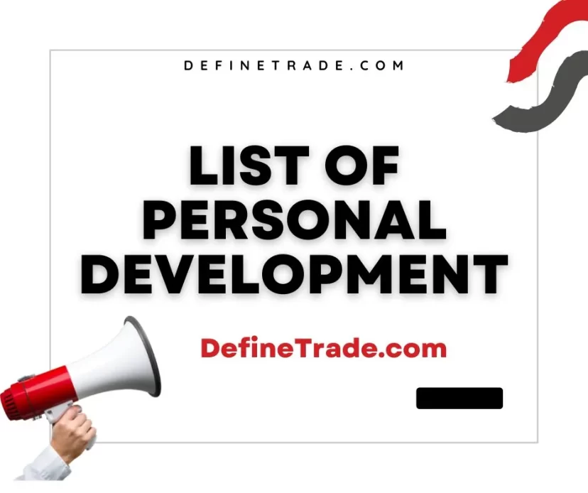 List of Personal Development